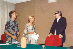 Il Presidente Eddy Giangrande con F.Battiato